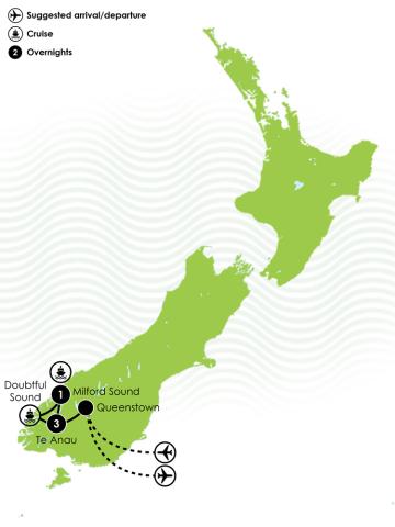 Fiordland in Depth Large Maps