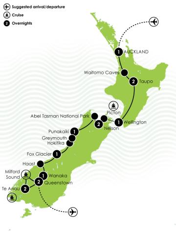 The Royal Tour - A Prime Minister's Choice Large Map