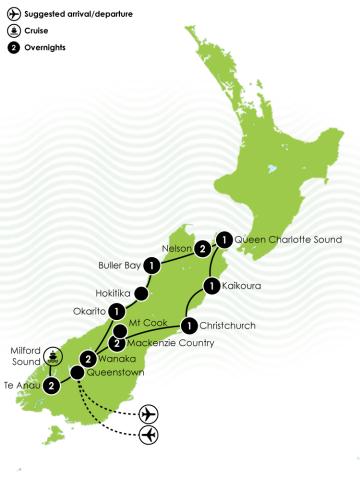 NZ Trails - Masterpiece Large Map