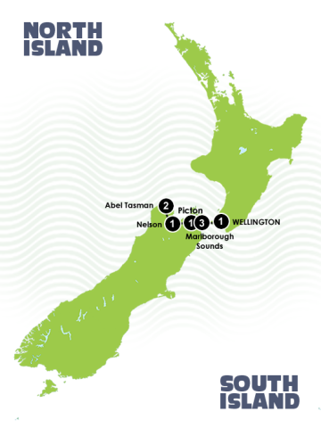 9 Day Kayak and Hike South Island Itinerary 9 Day Kayak and Hike South Island Itinerary