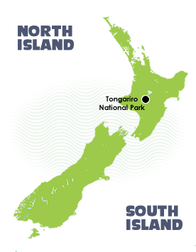 Walking the Tongariro Northern Circuit Itinerary Map