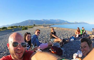 Family Time on Beach