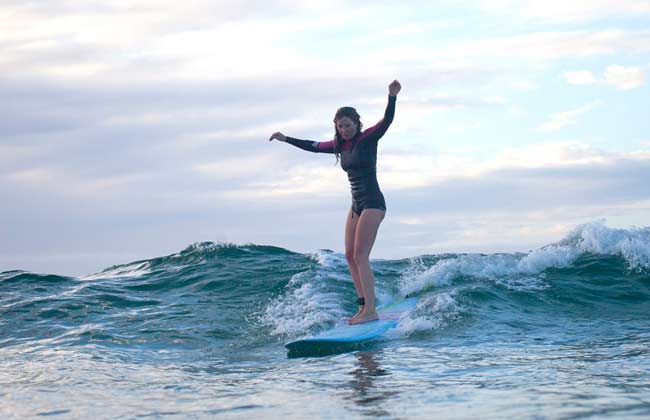 Surfing Raglan.