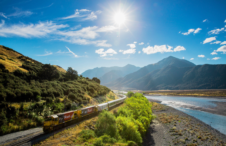 Tranz Alpine Train Journey